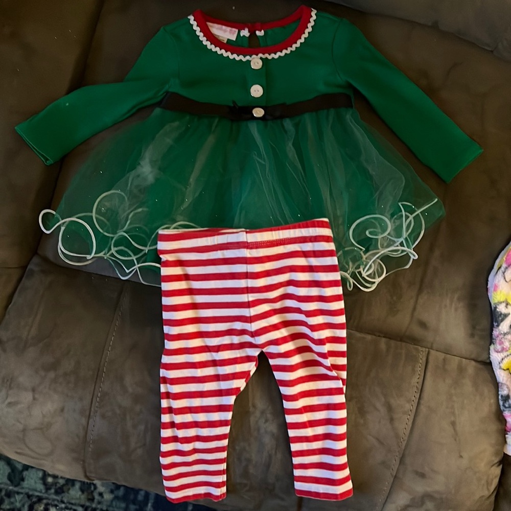 Worn Once. Like brand new! Christmas Dress/pants!